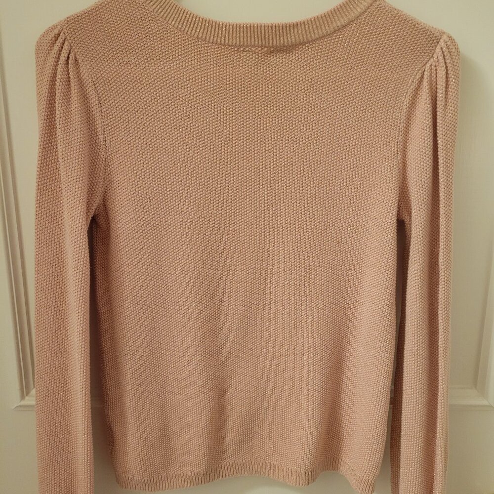 Gap Girl's XL Pink Shimmer Sweater - Picture 4 of 4
